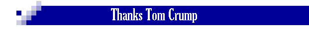 Thanks Tom Crump