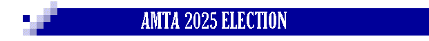 AMTA 2025 ELECTION
