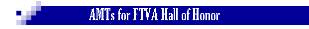 AMTs for FTVA Hall of Honor